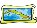 cuba island map